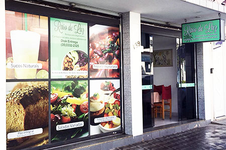 Restaurante Vegetariano Raio de Luz - Frente - Portal São Lourenço