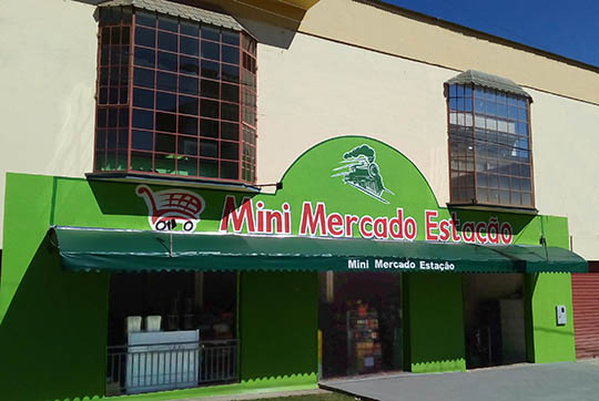 Mini Mercado Estação - fachada - Portal São Lourenço